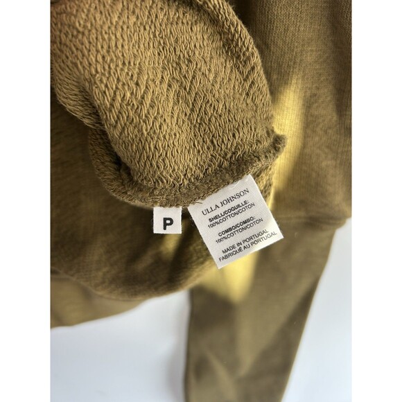 ULLA JOHNSON Philo Pullover Fatigue Green Puff Sleeves Pullover Size P X-Small - Picture 8 of 13